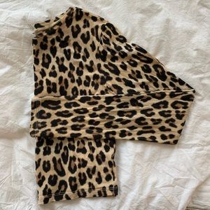 Alice + Olivia leopard delaina top